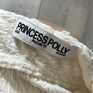 Princess Polly Tank Top asymmetrical fairy crop womens Cream (size 8) festival thumbnail 2