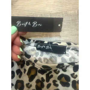 NWT‎ Brit & Bri Leopard Print Side thumbnail 3