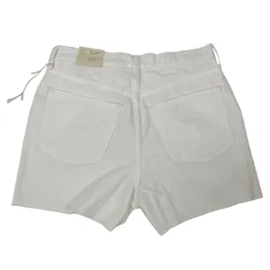 Universal Threads High Rise Cotton Boyfriend Shorts White Size 0 thumbnail 7