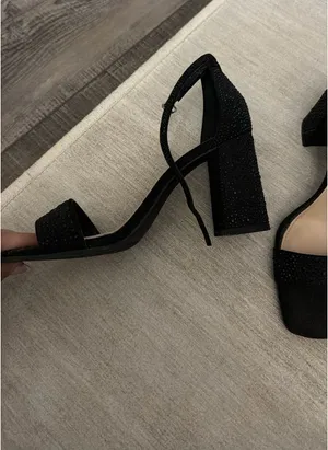 Kelly & Katie Heels Black Rhinestone thumbnail 2