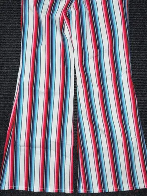 Wrangler NWT High Rise Multicolored Striped Flare Jeans Sz 30 x 32 Retro Western thumbnail 6
