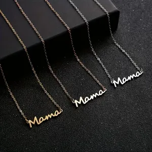 Rose gold toned Mama Necklace thumbnail 2