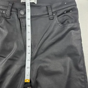 Abercrombie & Fitch Super Skinny Ankle High Rise Coated Black Jeans Size 30 / 10 thumbnail 7