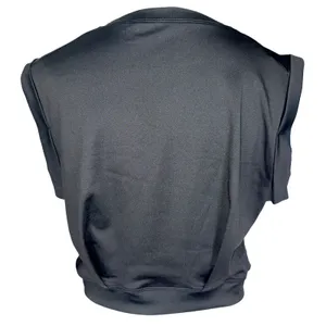 NEW Halara Black Cropped Short Sleeve Crop Top Blouse Muscle Tee Top Womens Sz M thumbnail 1