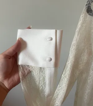 Zara Lace Button up Top NWOT thumbnail 3
