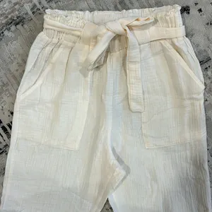Sincerely Jules gauze kick flare pull on cotton cropped pants thumbnail 3