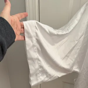 Elegant White Women's Kimono Robe Size M thumbnail 2