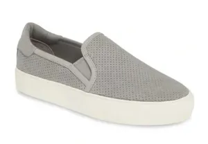 UGG Abies Perforated Slip-On Platform Sneaker, 7.5 thumbnail 1