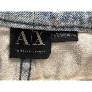 Y2K Armani Exchange Studded Denim Shorts Distressed Acid Wash Grunge Size 12 thumbnail 14