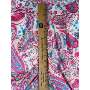 Ontwelfth Paisley‎ Printed Wide Leg Pants Pink Small thumbnail 4