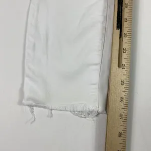 Paige Jeans‎ Womens 24 White Verdugo Crop Skinny Raw Hem Stretch Mid Rise Denim thumbnail 4
