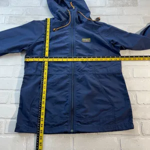 LL Bean Jacket Womens Small Navy Mountain Classic Full Zip Hoodie Lightweight S‎ thumbnail 2