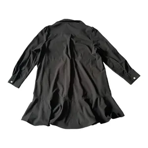 Tuckernuck Pomander Place Black Crepe Callahan Shirt Dress Women’s Size Large thumbnail 14