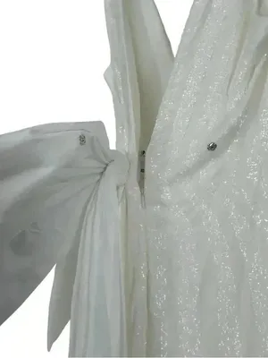 Rebecca Vallance Davina Bow Wedding Gown Ivory Mermaid Sequin Dress Sz 6 NWT thumbnail 12