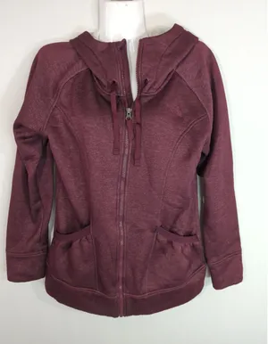 The North Face Mattea Parka Fig‎ Heather Hooded Full Zip Jacket Women's MED thumbnail 1