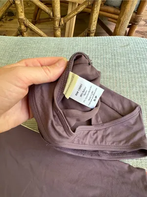 NWOT L*Space Low Down high neck bikini set grey small thumbnail 5