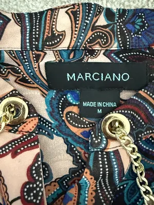 Marciano paisley blouse sz M thumbnail 4