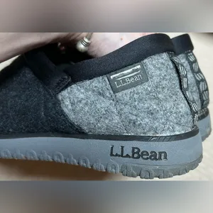 L.L Bean Size 9 Ultralight Primaloft Wool Black Gray Loafers (NO INSOLES) thumbnail 6