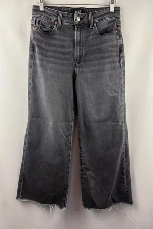 Women’s Paige Size 28 Dark Gray Wide Leg Jeans thumbnail 1