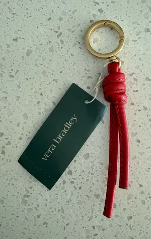 Vera Bradley leather bag charm NWT thumbnail 1
