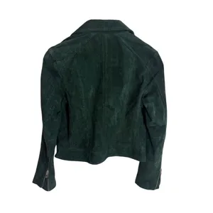 Blank NYC Suede Moto Jacket Forest Green Leather Biker 73K-9592NO Small thumbnail 5
