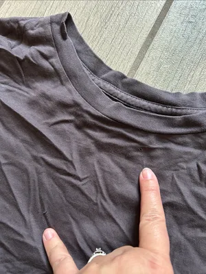 Essential Women's Crew Neck Tee - Charcoal Black thumbnail 3