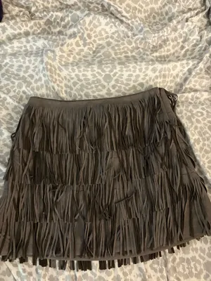 Flawless Fringe Mini Skirt thumbnail 1