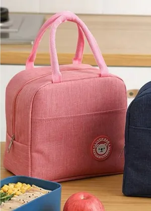 Portable lunch bag with side pocket Made of Polyester thumbnail 1