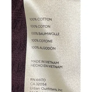 Free People Shirt Women's Small NWT Juicy Cowl Neck Oversized Split Back Wine thumbnail 10