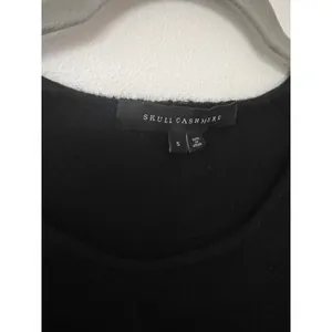 Skull Cashmere Black‎ 100% Cashmere Cold Shoulder Cutout Mini Dress 90317N Small thumbnail 6