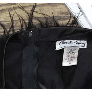 NWT Alex & Sophia Juniors Strapless Zip-Back Bandeau Shirt Top 2KEZ556E Black XS thumbnail 5