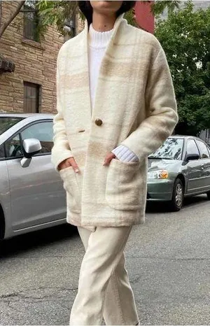 NWOT Aritzia Wilfred Free Off Duty Wool Coat Large fits small thumbnail 1