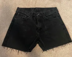 Wrangler black jean shorts thumbnail 1