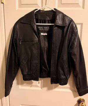 Michael Lawrence Signature Collection Leather Jacket Size M thumbnail 1
