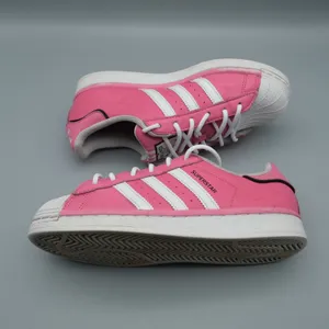 Adidas Superstar Shoes Size 5 Pink White Shell Toe Leather Sneakers IE0863 thumbnail 8