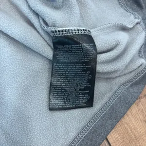 The North Face Women's Horizon Performance Fleece Hoodie Heather Grey Crop Sz L thumbnail 4