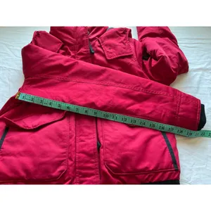 Hollister Ultimate Down Jacket Women's Medium Red/Black thumbnail 12