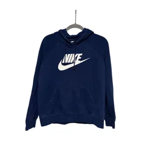 Nike Navy Blue Classic Hoodie Sweatshirt S thumbnail 2