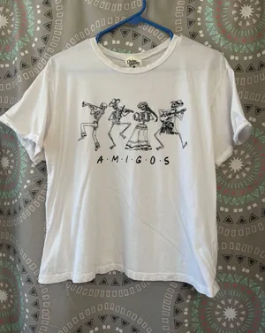 Dirty Laundry Amigos skeleton Tee thumbnail 1