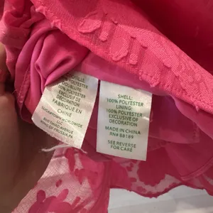 Lilly Pulitzer Quinn Halter High Neck‎ Pink Textured Knotty Lace Feminine Sz S thumbnail 7