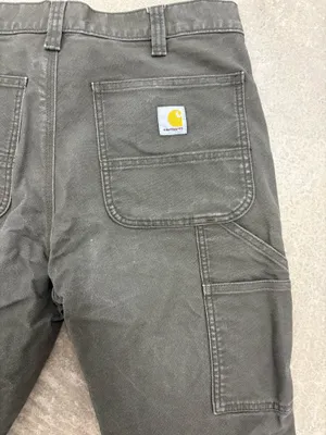Carhartt green women’s work pants thumbnail 4