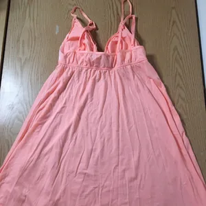 New Victoria's Secret Lacey Chemise Pajama Gown Peach 🍑 Lighter Pink Size Xs thumbnail 6
