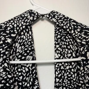 Free People Womens S Looking Love Black Casual Short Sleeve V-Neck Midi‎ Dress thumbnail 2