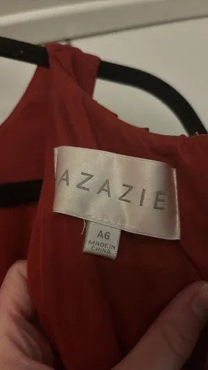 Azazie Burnt Orange Dress thumbnail 2