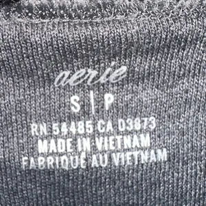 Aerie Gray Turtleneck Sweatshirt Small Oversized‎ Pullover Lounge Top Raw Hem thumbnail 4