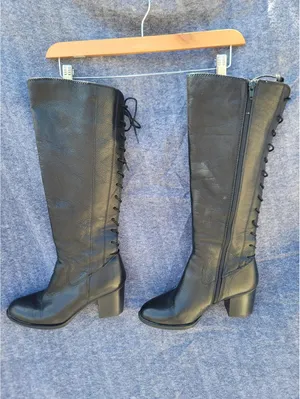 Söfft Wheaton Lace-Up Boot Leather Cottage Whimsigoth Sz 8 thumbnail 4
