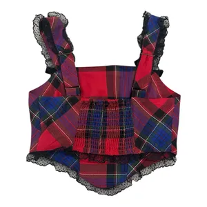 Women’s Kimchi Blue red‎ crop top thumbnail 2