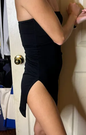 Black Strapless Dress thumbnail 5