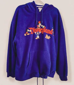 Vintage Disneyland Character Hoodie – Y2K Cartoon Core Fleece (unisex / Large) thumbnail 1