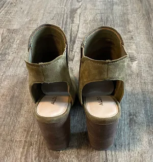 ALDO Suede Open Toe Booties thumbnail 3